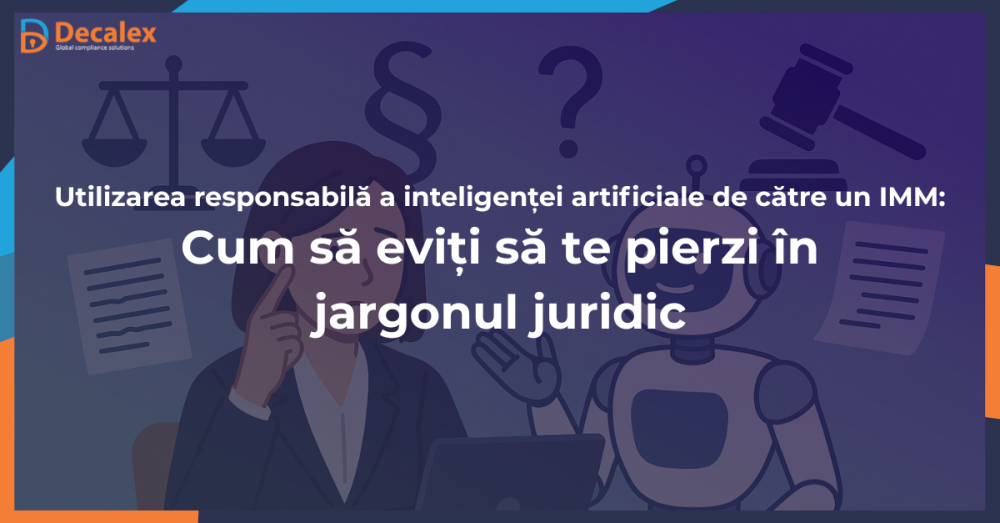 Articol Utilizarea responsabilă a inteligenței artificiale de către un IMM: Cum să eviți să te pierzi în jargonul juridic